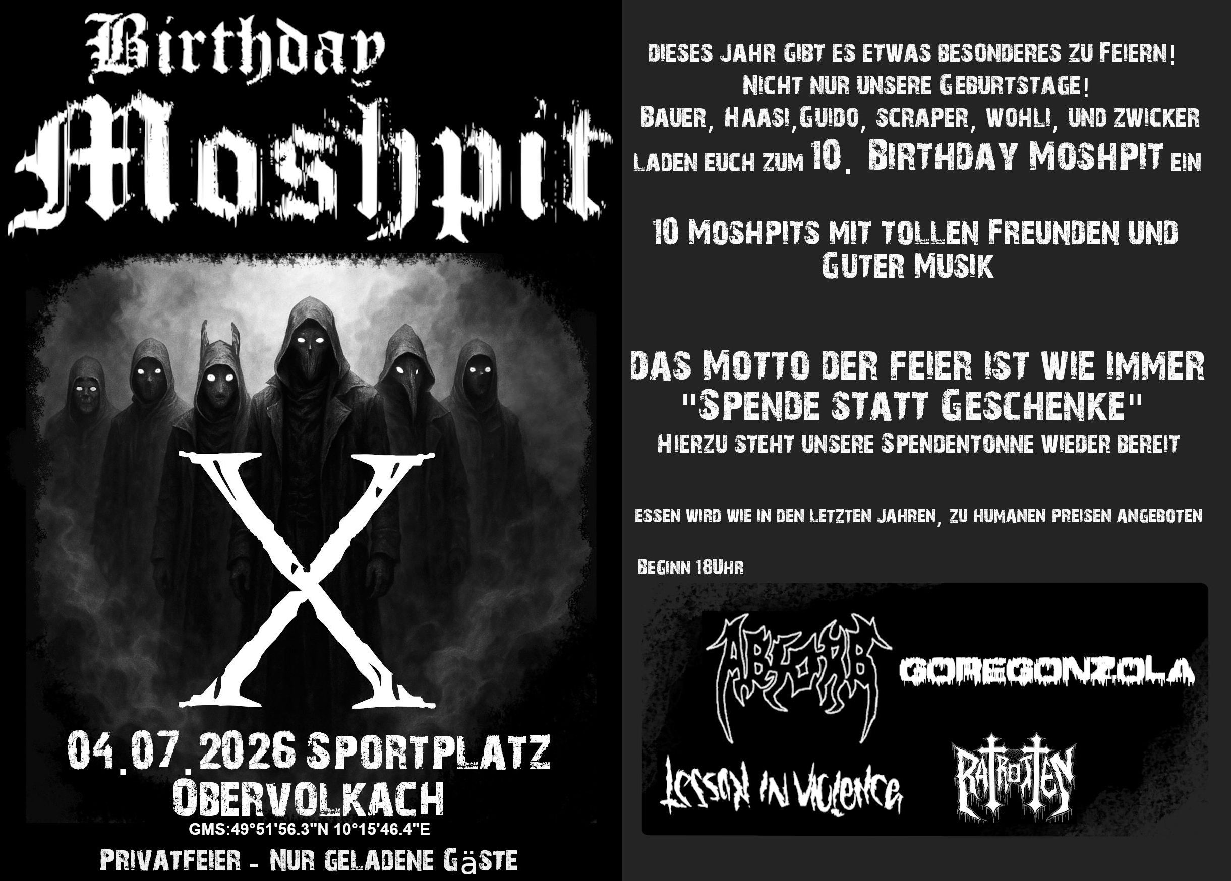 Moshpit X  Flyer